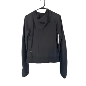Lululemon Black Hooded Full Zip Athletic Running Jacket Women Sz 8 thumbnail 2