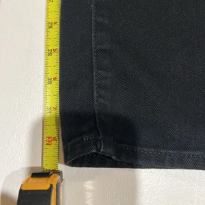 7 for all mankind women’s standard straight leg size 31 black jean thumbnail 8