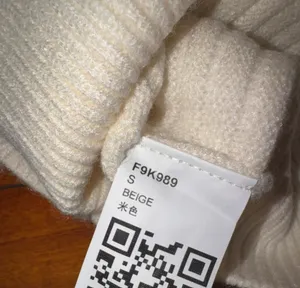 Cream Crew Neck Knitted Sweater with Bell Sleeves thumbnail 4