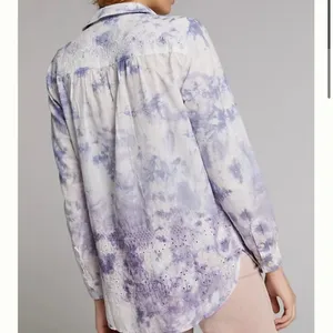 Anthropologie Pilcro Embroidered Cate Classic Buttondown XS New With Tags thumbnail 3