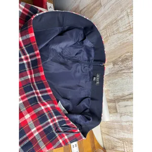 J.Crew Womens Red‎ Plaid Wool Blend Mini Skirt Size 24 BV139 HO23 thumbnail 3