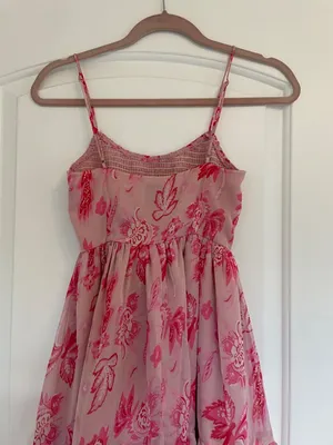 Hello Molly On The Pther Side Pink Floral Dress Size 2! thumbnail 5