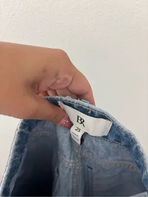 Banana Republic high rise rigid bow jeans thumbnail 4