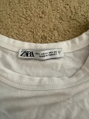 ZARA White Baby Tee thumbnail 2