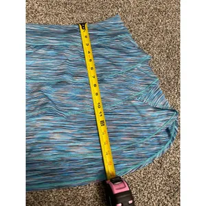 Ideology blue space-dyed performance tiered athletic skort XXL thumbnail 5