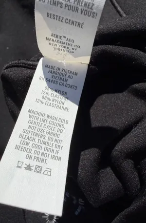 Aerie Black Yoga Pants Flare Leggings XS thumbnail 7