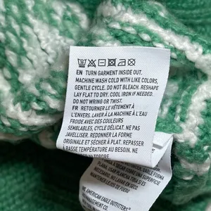 American Eagle | Green Fair Isle Snowdrift Sweater | Medium thumbnail 11