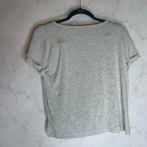 American Eagle soft & sexy grey boxy short sleeve tee thumbnail 3
