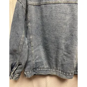 BEI BEI Women's XL Denim Truck Jacket Faux Fur Lining‎ Detach Collar NWOT thumbnail 14