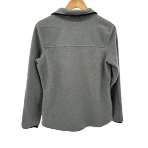LL Bean Women's Gray Fleece Full Zip Jacket Pocket Size‎ Small Regular thumbnail 6