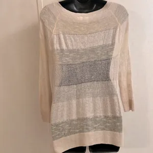 Anthropology/moth size medium, women’s knit, long sleeve, lightweight crewneck.‎ thumbnail 2