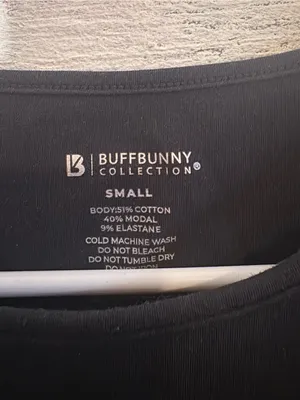 Buffbunny black tank with sheer back size Small thumbnail 3