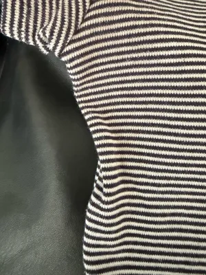 Polo by Ralph Lauren Blue and White Striped V‑Neck Shirt thumbnail 5