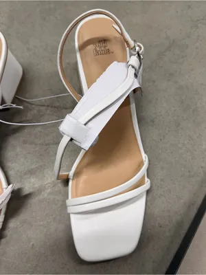 wild‎ fable White Strappy Square Toe Slingback Sandals thumbnail 6