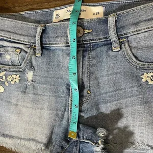 Abercrombie and Fitch Cut Off Shorts Embroidered thumbnail 6