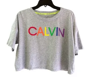 Calvin Klein Performance Cropped Tee – Size Medium thumbnail 1