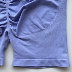 Lavender Purple Compression Workout Biker Bike Shorts in Women's Medium thumbnail 3