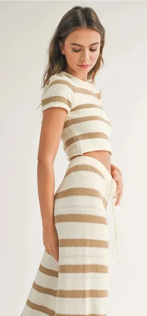 Striped knit t thumbnail 1