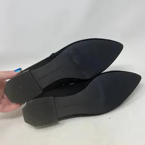 Rebecca Minkoff Faye Black Suede Studded‎ Pointed Toe Flats Size US 7.5 thumbnail 11