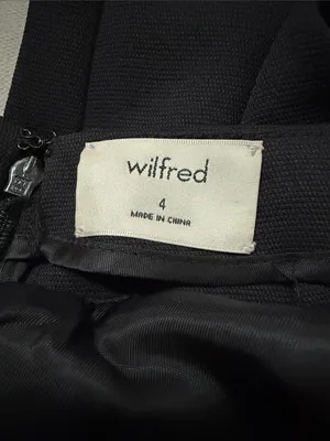 Wilfred Women’s Black Tie-Back Wide-Leg Jumpsuit thumbnail 5