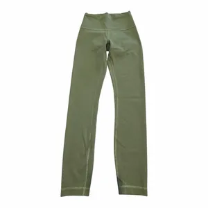 Lululemon Wunder‎ Train High Rise Leggings Everlux Green Size 4 28 Inseam Yoga thumbnail 2