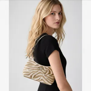 NWT Kate Spade 454 Zebra Print Mini Crossbody Bag Neutral Multi KN589 thumbnail 5