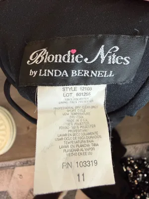 Blondie Nights Black Backless Gown thumbnail 3