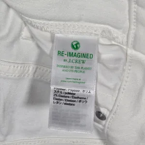 J. Crew Curvy Vintage Slim Straight Jeans White Size 27‎ Style BP494 thumbnail 8