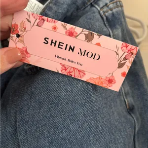 SHEIN Blue Flare Distressed Jeans thumbnail 3