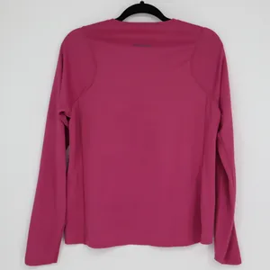 Patagonia Women's Pink Long Sleeve Shirt Size Lage‎ Base Layer Outdoor Hiking thumbnail 9