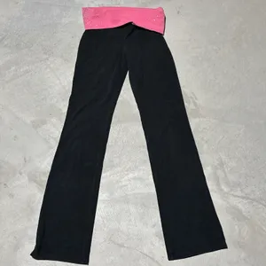 Pink Coconut Boutique Victoria's Secret PINK Women's Y2K Fold Over Yoga Pants Pink Sparkle Size XS thumbnail 5