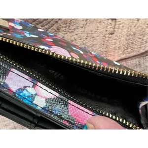 Kate Spade Grant Lane Bright Jewel Stacy Saffiano Leather Wallet‎ Black Multi thumbnail 5