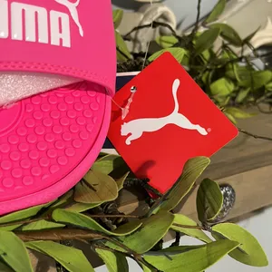 Puma Pink Slides Shower Shoes Sandals Beach Pool Womens 8 thumbnail 8