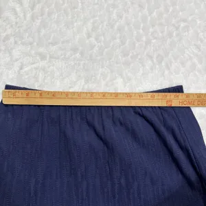 Chelsea & Theodore Skirt Womens M Tiered Purplish Blue Midi Cottage Prairie Core thumbnail 7