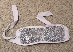 Xhilaration White and Silver Bikini Swimwear thumbnail 1