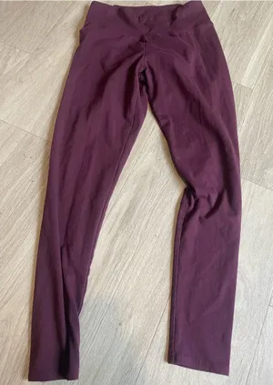 aerie Wine-Colored High-Rise Leggings thumbnail 1