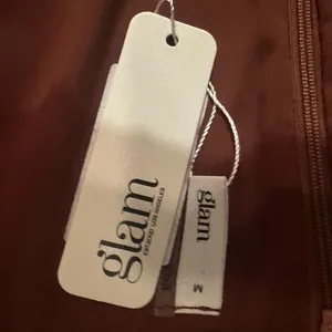 Glam Chocolate Faux Leather Dress thumbnail 4