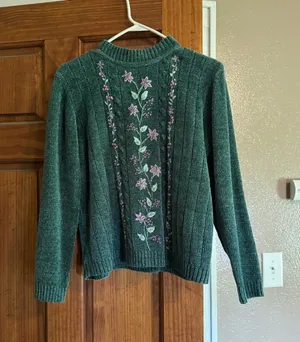Alfred Dunner Embroidered Sweater thumbnail 1