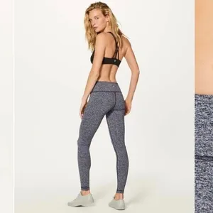 Lululemon‎ Wunder Under Low-Rise Tight *28" Heathered Black thumbnail 3
