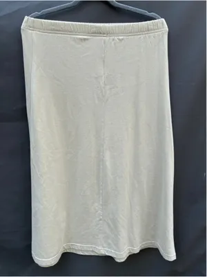 Bobbie Brooks Beige Midi Skirt Size Medium Cotton Polyester thumbnail 3