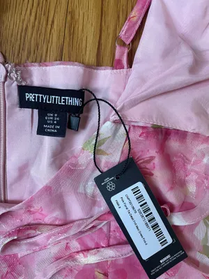 Pretty Little Thing floral tie front frill maxi dress thumbnail 13