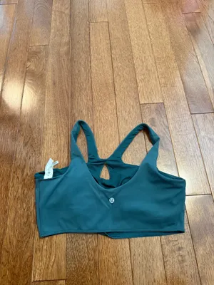 Lululemon Storm Teal Sports Bra thumbnail 2