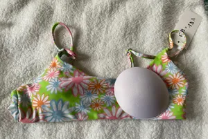 Grey Bandit X ANA Sold Out Green Floral Bikini S/M NWT thumbnail 6