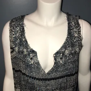 Free People one paradise stars tank pin-tucked embroidered tank triple tie back thumbnail 5