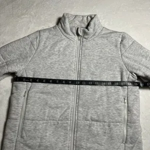 THREE DOTS Quilted Full Zip Puffer Jacket Size Small **SMALL FLAW** Winter thumbnail 7
