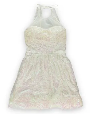 Ruby Rox Womens Sequined Party Pleated Dress thumbnail 1