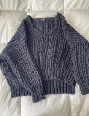 Free People Sweater Oversized thumbnail 1