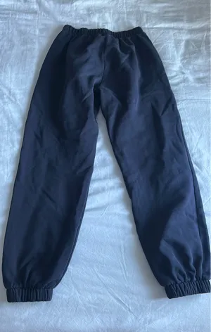 Navy Blue Low-rise Sweatpants thumbnail 2