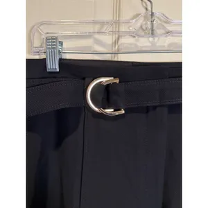 White House Black Market‎ WHBM The Relaxed Ankle Pants Pockets Black Size 16L thumbnail 2