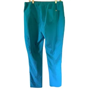 FIGS Technical Collection Scrub Pants Large Teal Blue Cargo Medical Uniform thumbnail 5